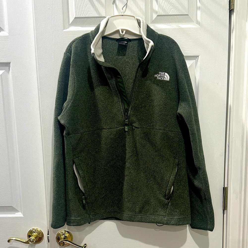 The North Face Dark Green Fleece Jacket